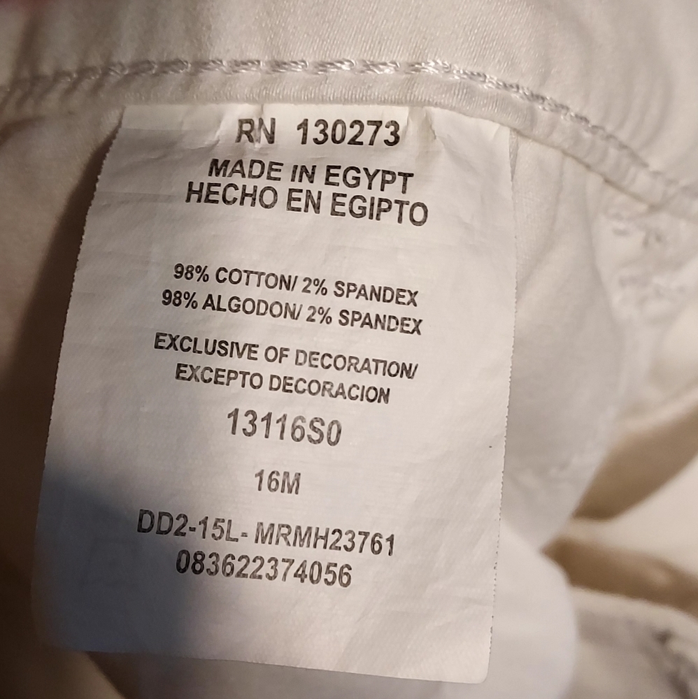 RIDERS by Lee women's capri slimming stretch MID Rise size 16 M - Picture 12 of 12